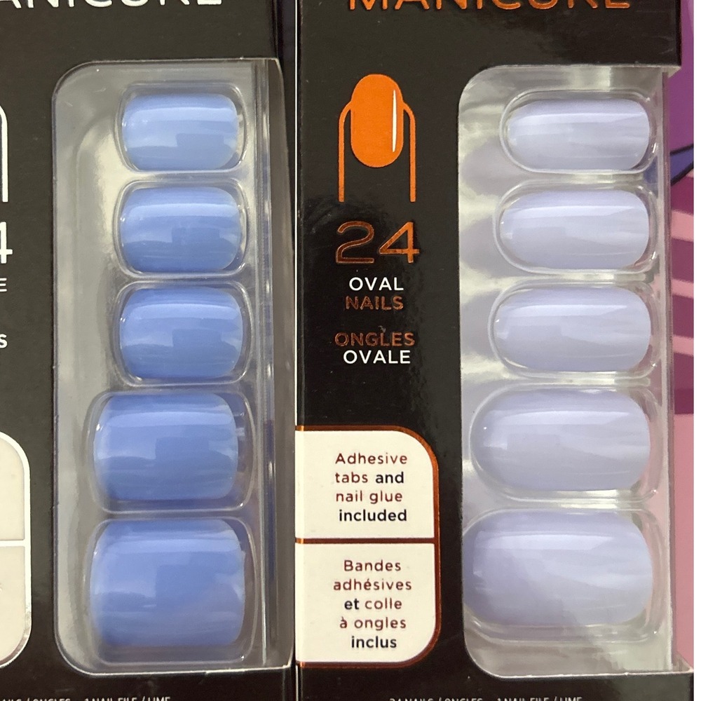 Sally Hansen Salon Effects Perfect Manicure Press On Nails - Blue/purple